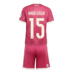 Strój piłkarski Real Madrid Arda Guler #15 Koszulka Trzeciej dziecięce 2026-27 Krótki Rękaw (+ Krótkie spodenki)
