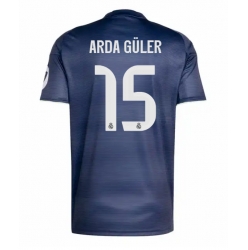 Strój piłkarski Real Madrid Arda Guler #15 Koszulka Wyjazdowej 2025-26 Krótki Rękaw