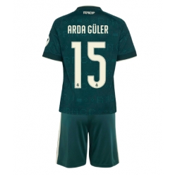 Strój piłkarski Real Madrid Arda Guler #15 Koszulka Wyjazdowej dziecięce 2026-27 Krótki Rękaw (+ Krótkie spodenki)