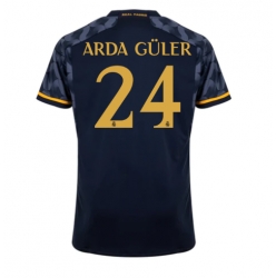 Strój piłkarski Real Madrid Arda Guler #24 Koszulka Wyjazdowej 2023-24 Krótki Rękaw