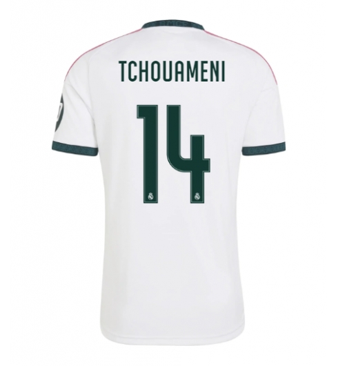Strój piłkarski Real Madrid Aurelien Tchouameni #14 Koszulka Podstawowej 2026-27 Krótki Rękaw Strój piłkarski Real Madrid Aurelien Tchouameni #14 Koszulka Podstawowej 2026-27 Krótki Rękaw