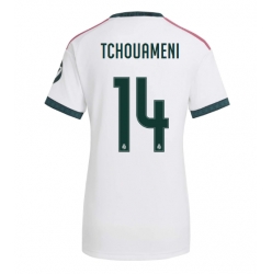 Strój piłkarski Real Madrid Aurelien Tchouameni #14 Koszulka Podstawowej damskie 2026-27 Krótki Rękaw