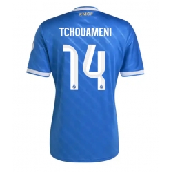 Strój piłkarski Real Madrid Aurelien Tchouameni #14 Koszulka Trzeciej 2025-26 Krótki Rękaw