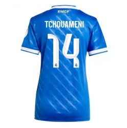 Strój piłkarski Real Madrid Aurelien Tchouameni #14 Koszulka Trzeciej damskie 2025-26 Krótki Rękaw