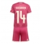 Strój piłkarski Real Madrid Aurelien Tchouameni #14 Koszulka Trzeciej dziecięce 2026-27 Krótki Rękaw (+ Krótkie spodenki)