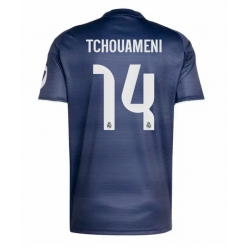 Strój piłkarski Real Madrid Aurelien Tchouameni #14 Koszulka Wyjazdowej 2025-26 Krótki Rękaw