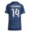 Strój piłkarski Real Madrid Aurelien Tchouameni #14 Koszulka Wyjazdowej damskie 2025-26 Krótki Rękaw