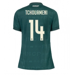 Strój piłkarski Real Madrid Aurelien Tchouameni #14 Koszulka Wyjazdowej damskie 2026-27 Krótki Rękaw