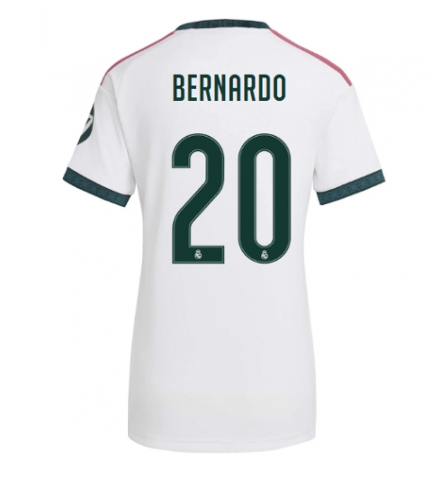 Strój piłkarski Real Madrid Bernardo Silva #20 Koszulka Podstawowej damskie 2026-27 Krótki Rękaw Strój piłkarski Real Madrid Bernardo Silva #20 Koszulka Podstawowej damskie 2026-27 Krótki Rękaw