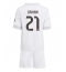 Strój piłkarski Real Madrid Brahim Diaz #21 Koszulka Podstawowej dziecięce 2025-26 Krótki Rękaw (+ Krótkie spodenki)