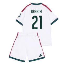 Strój piłkarski Real Madrid Brahim Diaz #21 Koszulka Podstawowej dziecięce 2026-27 Krótki Rękaw (+ Krótkie spodenki)