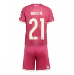 Strój piłkarski Real Madrid Brahim Diaz #21 Koszulka Trzeciej dziecięce 2026-27 Krótki Rękaw (+ Krótkie spodenki)