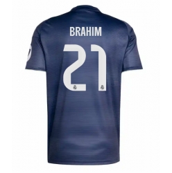 Strój piłkarski Real Madrid Brahim Diaz #21 Koszulka Wyjazdowej 2025-26 Krótki Rękaw