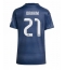 Strój piłkarski Real Madrid Brahim Diaz #21 Koszulka Wyjazdowej damskie 2025-26 Krótki Rękaw