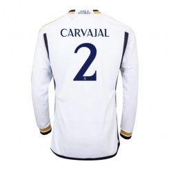 Strój piłkarski Real Madrid Daniel Carvajal #2 Koszulka Podstawowej 2023-24 Długi Rękaw