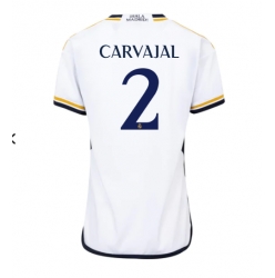 Strój piłkarski Real Madrid Daniel Carvajal #2 Koszulka Podstawowej damskie 2023-24 Krótki Rękaw