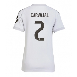 Strój piłkarski Real Madrid Daniel Carvajal #2 Koszulka Podstawowej damskie 2025-26 Krótki Rękaw