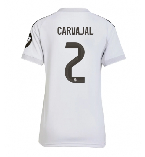 Strój piłkarski Real Madrid Daniel Carvajal #2 Koszulka Podstawowej damskie 2025-26 Krótki Rękaw Strój piłkarski Real Madrid Daniel Carvajal #2 Koszulka Podstawowej damskie 2025-26 Krótki Rękaw