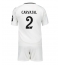 Strój piłkarski Real Madrid Daniel Carvajal #2 Koszulka Podstawowej dziecięce 2024-25 Krótki Rękaw (+ Krótkie spodenki)