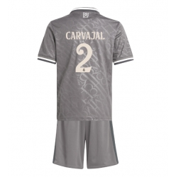 Strój piłkarski Real Madrid Daniel Carvajal #2 Koszulka Trzeciej dziecięce 2024-25 Krótki Rękaw (+ Krótkie spodenki)
