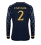 Strój piłkarski Real Madrid Daniel Carvajal #2 Koszulka Wyjazdowej 2023-24 Długi Rękaw