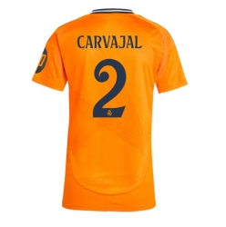 Strój piłkarski Real Madrid Daniel Carvajal #2 Koszulka Wyjazdowej damskie 2024-25 Krótki Rękaw