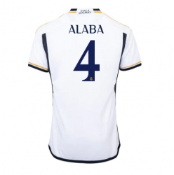 Strój piłkarski Real Madrid David Alaba #4 Koszulka Podstawowej 2023-24 Krótki Rękaw