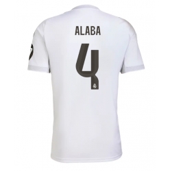 Strój piłkarski Real Madrid David Alaba #4 Koszulka Podstawowej 2025-26 Krótki Rękaw