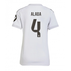 Strój piłkarski Real Madrid David Alaba #4 Koszulka Podstawowej damskie 2025-26 Krótki Rękaw