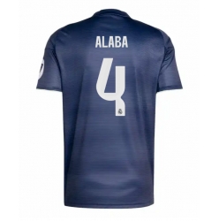 Strój piłkarski Real Madrid David Alaba #4 Koszulka Wyjazdowej 2025-26 Krótki Rękaw