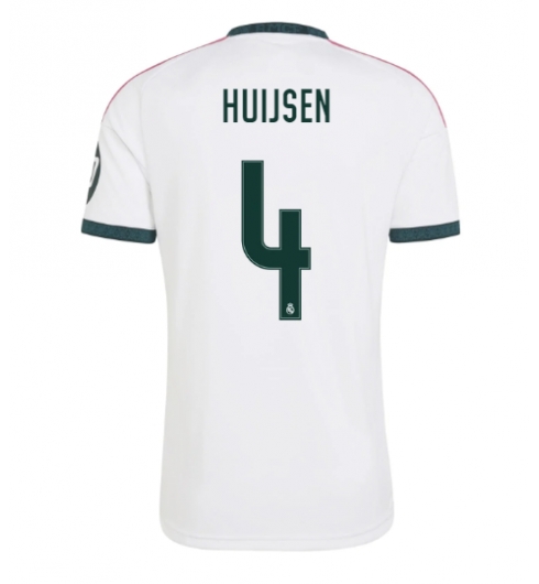 Strój piłkarski Real Madrid Dean Huijsen #4 Koszulka Podstawowej 2026-27 Krótki Rękaw Strój piłkarski Real Madrid Dean Huijsen #4 Koszulka Podstawowej 2026-27 Krótki Rękaw