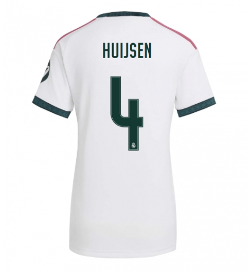 Strój piłkarski Real Madrid Dean Huijsen #4 Koszulka Podstawowej damskie 2026-27 Krótki Rękaw Strój piłkarski Real Madrid Dean Huijsen #4 Koszulka Podstawowej damskie 2026-27 Krótki Rękaw