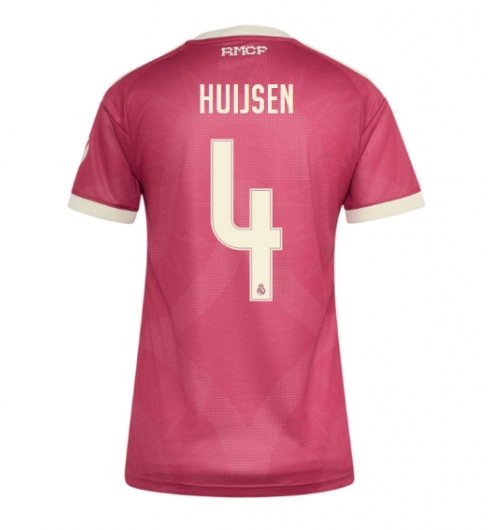 Strój piłkarski Real Madrid Dean Huijsen #4 Koszulka Trzeciej damskie 2026-27 Krótki Rękaw Strój piłkarski Real Madrid Dean Huijsen #4 Koszulka Trzeciej damskie 2026-27 Krótki Rękaw
