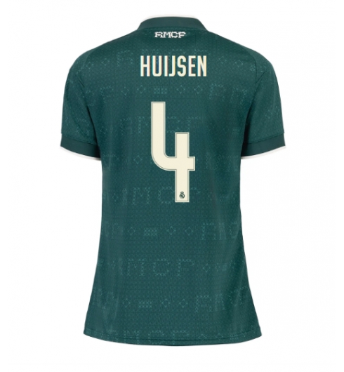 Strój piłkarski Real Madrid Dean Huijsen #4 Koszulka Wyjazdowej damskie 2026-27 Krótki Rękaw Strój piłkarski Real Madrid Dean Huijsen #4 Koszulka Wyjazdowej damskie 2026-27 Krótki Rękaw