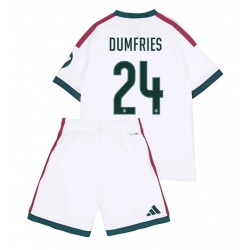 Strój piłkarski Real Madrid Denzel Dumfries #24 Koszulka Podstawowej dziecięce 2026-27 Krótki Rękaw (+ Krótkie spodenki)