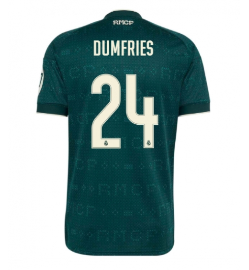 Strój piłkarski Real Madrid Denzel Dumfries #24 Koszulka Wyjazdowej 2026-27 Krótki Rękaw Strój piłkarski Real Madrid Denzel Dumfries #24 Koszulka Wyjazdowej 2026-27 Krótki Rękaw