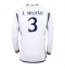 Strój piłkarski Real Madrid Eder Militao #3 Koszulka Podstawowej 2023-24 Długi Rękaw