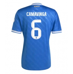 Strój piłkarski Real Madrid Eduardo Camavinga #6 Koszulka Trzeciej 2025-26 Krótki Rękaw