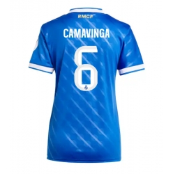 Strój piłkarski Real Madrid Eduardo Camavinga #6 Koszulka Trzeciej damskie 2025-26 Krótki Rękaw
