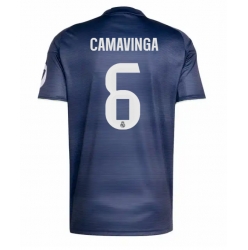 Strój piłkarski Real Madrid Eduardo Camavinga #6 Koszulka Wyjazdowej 2025-26 Krótki Rękaw