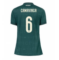 Strój piłkarski Real Madrid Eduardo Camavinga #6 Koszulka Wyjazdowej damskie 2026-27 Krótki Rękaw