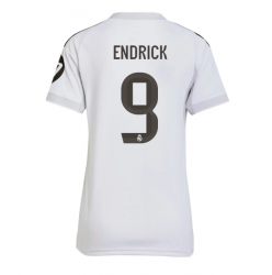 Strój piłkarski Real Madrid Endrick #9 Koszulka Podstawowej damskie 2025-26 Krótki Rękaw