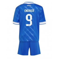 Strój piłkarski Real Madrid Endrick #9 Koszulka Trzeciej dziecięce 2025-26 Krótki Rękaw (+ Krótkie spodenki)