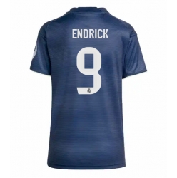 Strój piłkarski Real Madrid Endrick #9 Koszulka Wyjazdowej damskie 2025-26 Krótki Rękaw