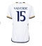 Strój piłkarski Real Madrid Federico Valverde #15 Koszulka Podstawowej damskie 2023-24 Krótki Rękaw