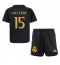 Strój piłkarski Real Madrid Federico Valverde #15 Koszulka Trzeciej dziecięce 2023-24 Krótki Rękaw (+ Krótkie spodenki)
