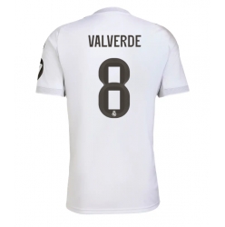 Strój piłkarski Real Madrid Federico Valverde #8 Koszulka Podstawowej 2025-26 Krótki Rękaw
