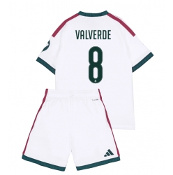 Strój piłkarski Real Madrid Federico Valverde #8 Koszulka Podstawowej dziecięce 2026-27 Krótki Rękaw (+ Krótkie spodenki)