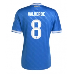 Strój piłkarski Real Madrid Federico Valverde #8 Koszulka Trzeciej 2025-26 Krótki Rękaw