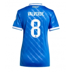 Strój piłkarski Real Madrid Federico Valverde #8 Koszulka Trzeciej damskie 2025-26 Krótki Rękaw